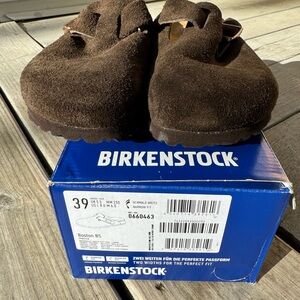 Birkenstock Boston Shoes mocca color